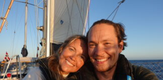 Marthe Bentzon Skei (30) og Jarle Lycke Austbø (29) dro på ett års seileventyr